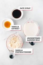 simple vanilla protein shake
