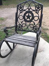Texas Lone Star State Cast Iron Patio