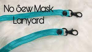 no sew mask lanyard you