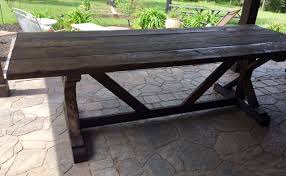 diy patio farmhouse table build the