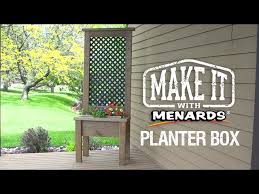 Lattice Planter Box Make It With