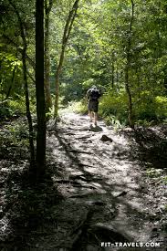 hiking the cbell loop at raven rock state park