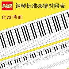 Piano Keyboard Practice Paper Sheet Music Flipchart Piano