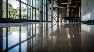 polished concrete floor in new york city