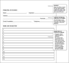 Petition Template Free Download Petition Templates Lavanc Org