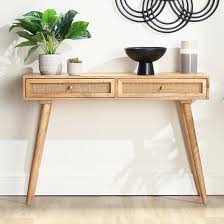 Mixco Wooden Console Table With 2