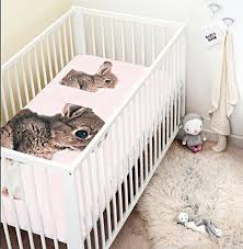 realistic rabbit bedding bunny bed sheets