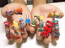 as nail art introducing umaibo nails