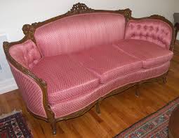 antique french victorian sofa hand
