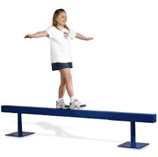 straight balance beam playground