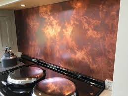 A wide variety of backsplash copper tiles options are available to you, such as project solution capability, design style, and warranty. 153 Bespoke Patina Copper Splashback Copper Kitchen Backsplash Copper Backsplash Copper Splashback