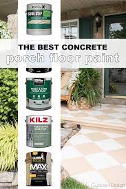 concrete porch or patio floor