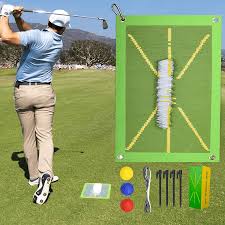 golf training mat for swing detection