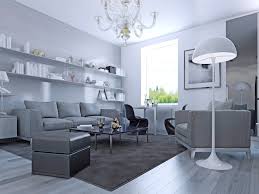 white shelves ikea furniture 3d render