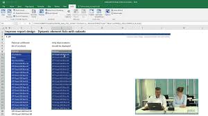 Session 3 Reporting In Excel Lesson 3 Dynamic Element List