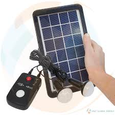 3w Compact Portable Solar Lighting Kit 12v Mt Ge
