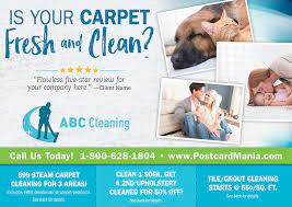 carpet cleaning direct mail postcard