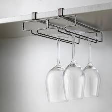 Wine Glasses Rack Under Cabinet