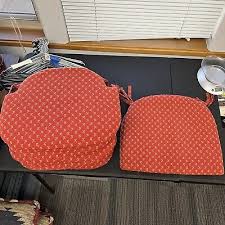 Dining Chair Cushions W Velcro Ties