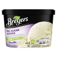 breyers no sugar added vanilla ice
