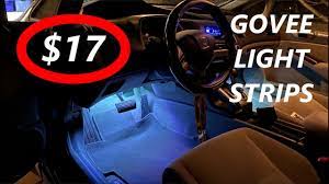 install govee car interior light strips