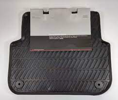 audi a6 rear black rubber floor mats