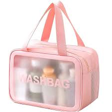 transpa cosmetic bag makeup pouch