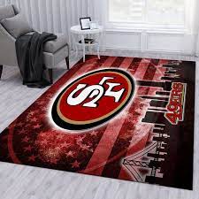 san francisco 49ers nfl rug living room