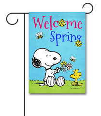 peanuts welcome spring snoopy