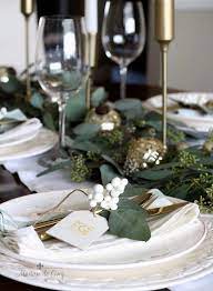Check spelling or type a new query. Casual Chic Green And White Christmas Tablescape