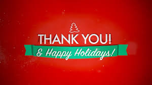 Thank You And Happy Holidays 2013