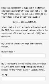 Answered Household Electricity Is