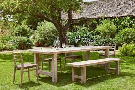 Reclaimed Wood Garden Dining Table