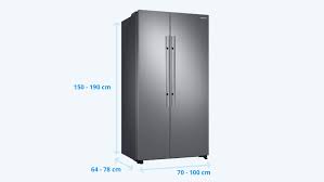 A side by side fridge is a separate tall fridge and tall freezer in one combined unit. What Are The Dimensions Of A Fridge Coolblue Anything For A Smile