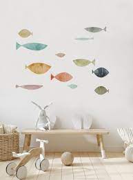School Of Fish Wall Sticker Summer