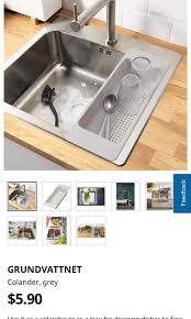 ikea kitchen sink colander vegetable