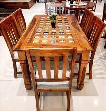 Glass Top Dining Table 6 Seater Shagwan