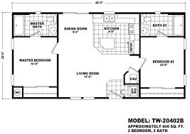 floor plan tw 20402b 20 wide homes