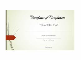 40 Fantastic Certificate Of Completion Templates Word