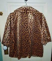 Leopard Print Faux Fur Short Jacket