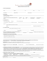 Printable Medical Records Release Form Templates At