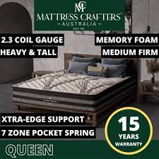Mc 2 3 Queen Size Bed Mattress Euro Top