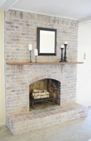 How To Whitewash A Fireplace Love