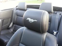 Ford Mustang Headrest Pony Solid Decals