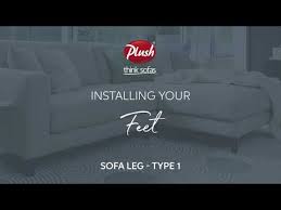 how to install sofa legs type 1 you