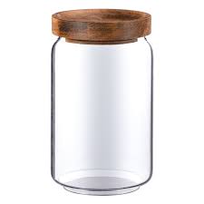 homestead small airtight glass jar with