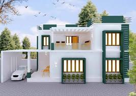3bhk Modern House Plan Ideas India