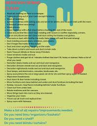free spring cleaning checklist for kids