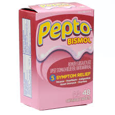 Pepto Bismol Tablets 48 Mfasco Health Safety