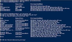 When i try to run. Gathering Ad Data With The Active Directory Powershell Module Active Directory Security